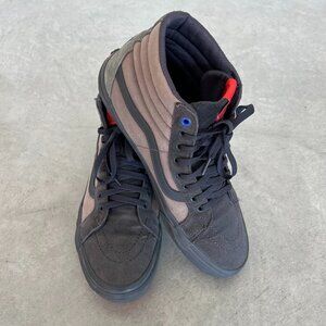 Vans x Hedley & Bennett collab SK8 Hi shoes, charcoal, sz 12